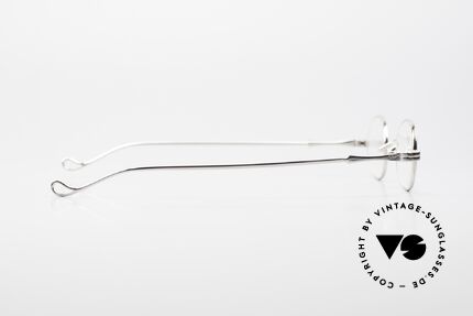 Lunor II 08 Kleine Ovale Brille Platin, Größe: small, Passend für Herren und Damen