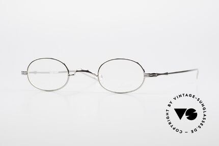 Lunor II 08 Kleine Ovale Brille Platin Details