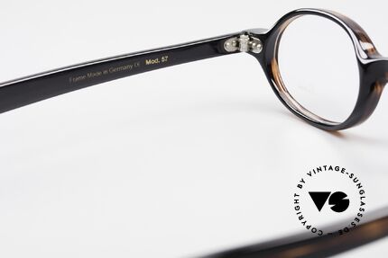 Lunor A57 Ovale Lunor Acetat Brille, Rahmen kann beliebig verglast werden (optisch/Sonne), Passend für Herren und Damen