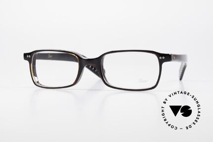 Lunor A55 Eckige Lunor Brille Acetat, Modell 55: eckige Lunor Brille der Acetat-Kollektion, Passend für Herren und Damen