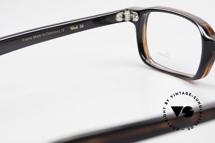 Lunor A55 Eckige Lunor Brille Acetat, Rahmen kann beliebig verglast werden (optisch/Sonne), Passend für Herren und Damen