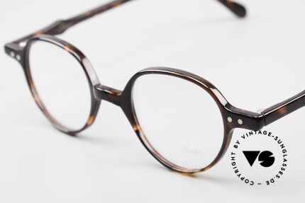 Lunor A43 Panto Acetatbrille Havanna, 100% made in Germany, handpoliert, ein Klassiker!, Passend für Herren und Damen