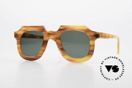 Lesca Classic 4mm 50 Jahre Alte Sonnenbrille, alte Lesca Sonnenbrille im Classic-Stil aus den 60ern, Passend für Herren