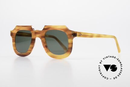 Lesca Classic 4mm 50 Jahre Alte Sonnenbrille, 4mm dickes Rahmenprofil = gemacht für die Ewigkeit, Passend für Herren