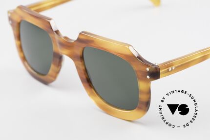 Lesca Classic 4mm 50 Jahre Alte Sonnenbrille, made in Frankreich, jedoch OHNE Rahmen-Aufdrucke, Passend für Herren