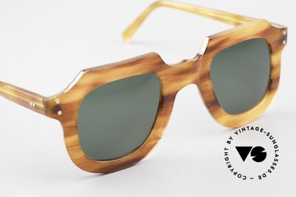 Lesca Classic 4mm 50 Jahre Alte Sonnenbrille, Mod. für echte vintage Kenner / Experten / Liebhaber, Passend für Herren