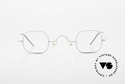 Morel 6090 Eckige Brille Mit Sonnenclip, Größe: small, Passend für Herren und Damen
