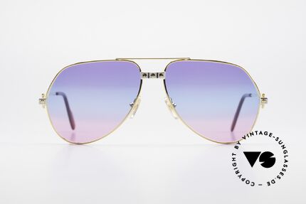 Cartier Vendome Santos - M Unikat Sammler Sonnenbrille, wurde 1983 veröffentlicht & dann bis 1997 produziert, Passend für Herren und Damen
