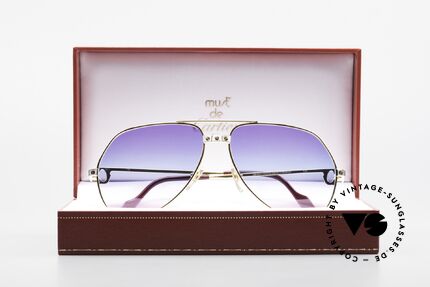 Cartier Vendome Santos - M Unikat Sammler Sonnenbrille, KEINE Retrobrille, sondern ein altes vintage ORIGINAL, Passend für Herren und Damen