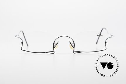 Z Mark 7 Kunstvolle Randlosbrille 90er, Modell "7" in Größe 52-19, mal etwas ganz anderes!, Passend für Herren und Damen