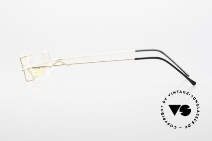 Z Mark 9 Kunstvolle Bohrbrille 90er, eine randlose Brille (Bohrbrille), made in GERMANY, Passend für Herren und Damen