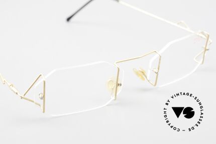 Z Mark 9 Kunstvolle Bohrbrille 90er, Größe: medium, Passend für Herren und Damen