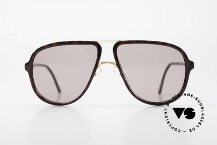 Dunhill 6058 Alte 80er Herren Sonnenbrille, enorm hochwertiges Optyl Gestell; zudem VERGOLDET, Passend für Herren