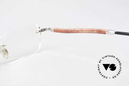 Gold & Wood S12 Randlose Luxusbrille Unisex, Größe: medium, Passend für Herren und Damen