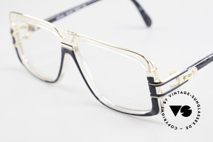Cazal 640 80er Hip Hop Vintage Brille, klarer Rahmen mit den orig. DEMOgläsern von CAZAL, Passend für Herren