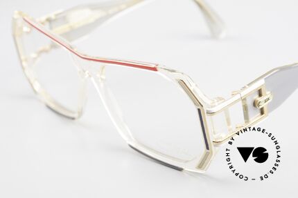 Cazal 182 80er HipHop Old School Brille, mit riesigen Doppelbügeln & großartigem Rahmen, Passend für Herren und Damen