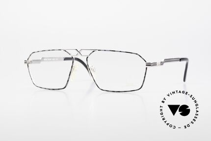 Cazal 744 90er Vintage Brille Herren, ausdrucksstarkes Cazal Modell von ca. 1990/91, Passend für Herren