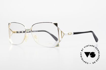 Cazal 236 80er West Germany Fassung, markantes Rahmendesign & elegante Farbgestaltung, Passend für Damen