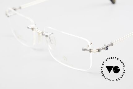 Aigner EA496 Randlose 90er Vintage Brille, unbenutzte Lagerware (wie all unsere randlosen Brillen), Passend für Herren