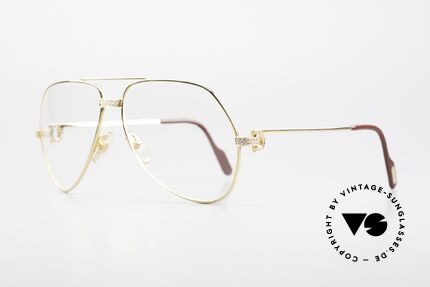 Cartier Grand Pavage Diamanten Brille 18kt Echtgold, gab's damals nur auf Anfrage und Vorkasse bei CARTIER, Passend für Herren