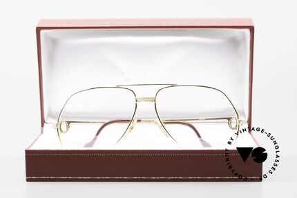 Cartier Grand Pavage Diamanten Brille 18kt Echtgold, Größe: large, Passend für Herren
