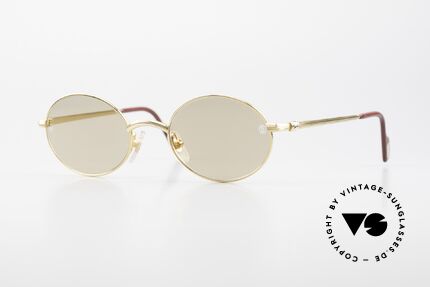 Cartier Sorbonne Ovale Luxus Vintagebrille 90er Details