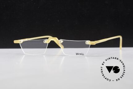 Design Maske Berlin Alpha 8 Designer Vintage LeseBrille, funktionale Lesebrille und Blickfang gleichermaßen, Passend für Herren und Damen