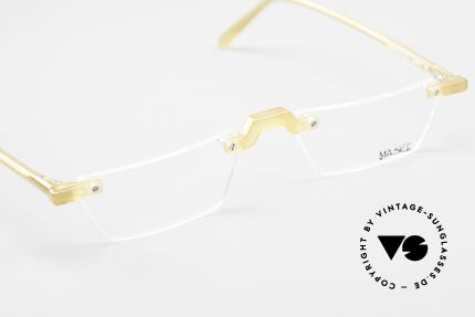 Design Maske Berlin Alpha 8 Designer Vintage LeseBrille, die DEMO-Gläser sollten durch optische ersetzt werden, Passend für Herren und Damen