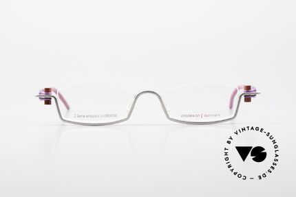 ProDesign 9903 Aluminium Brille Gail Spence, 1990er Jahre Modell 9903, color 6521, Gr. 49/17, HB, Passend für Herren und Damen