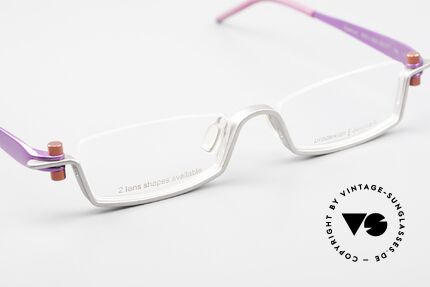 ProDesign 9903 Aluminium Brille Gail Spence, orig. Pro Design DEMO Gläser + Etui von ProDesign, Passend für Herren und Damen