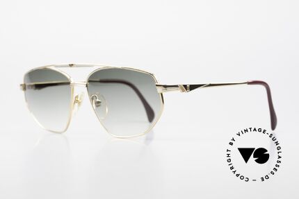 Roman Rothschild R1040 Palladium Sonnenbrille 18kt, silberne Dekorationen mit 1 'mü' Palladium-Überzug, Passend für Herren