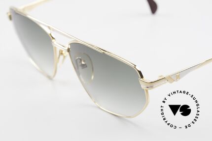 Roman Rothschild R1040 Palladium Sonnenbrille 18kt, entsprechend hohe Qualität dieses 80er Jahre Modells, Passend für Herren