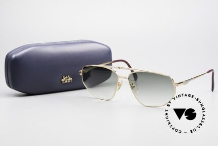 Roman Rothschild R1040 Palladium Sonnenbrille 18kt, KEINE Retrobrille, ein kostbares altes Unikat, Gr. 62/15, Passend für Herren
