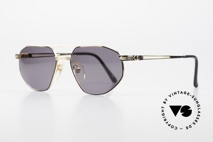 Roman Rothschild R1061 Vergoldete Sonnenbrille Luxus, entsprechend hohe Qualität dieses 80er Jahre Modells, Passend für Herren und Damen