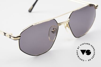 Roman Rothschild R1061 Vergoldete Sonnenbrille Luxus, KEINE Retrobrille, sondern ein kostbares altes Original, Passend für Herren und Damen