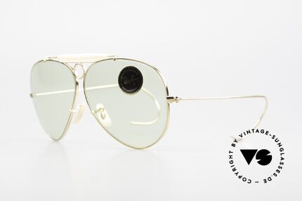 Ray Ban Shooter Sport Changeable Green B&L Lenses, ein Original von Bausch & Lomb, made in U.S.A., Passend für Herren und Damen