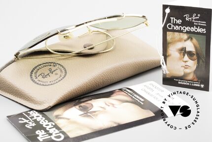Ray Ban Shooter Sport Changeable Green B&L Lenses, Größe: medium, Passend für Herren und Damen