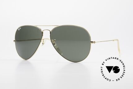 Ray Ban Large Metal II 80er Pilotenbrille Aviator Details