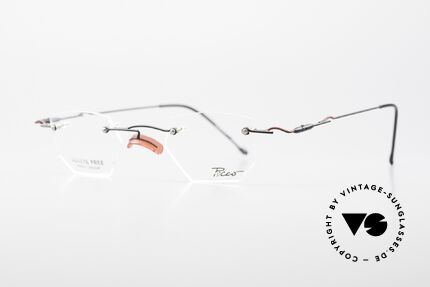 Locco Profile Verrückte Vintage Brille 90er, gemacht für alle Individualisten und Charakter-Köpfe, Passend für Herren und Damen