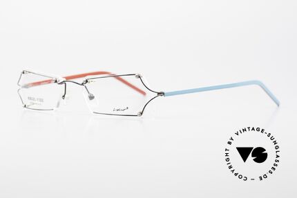Locco Lux Verrückte Brillenfassung 90er, gemacht für alle Individualisten und Charakter-Köpfe, Passend für Herren und Damen