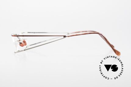 Locco Stars A Außergewöhnliche 90er Brille, die Demogläser sollten durch optische ersetzt werden, Passend für Herren und Damen