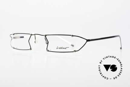 Locco Pinot Verrückte 90er DesignerBrille, gemacht für alle Individualisten und Charakter-Köpfe, Passend für Herren und Damen