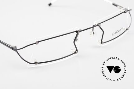 Locco Pinot Verrückte 90er DesignerBrille, die Demogläser sollten durch optische ersetzt werden, Passend für Herren und Damen