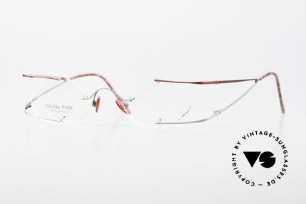 Locco Stars C Crazy Designer RandlosBrille, Locco Stars 44-20, "verrückte" randlose 90er Brille, Passend für Herren und Damen