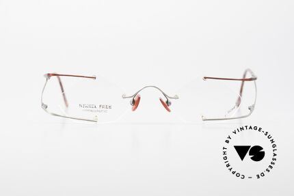 Locco Stars C Crazy Designer RandlosBrille, der Slogan: "Funtastic Eyewear for Funtastic People!", Passend für Herren und Damen