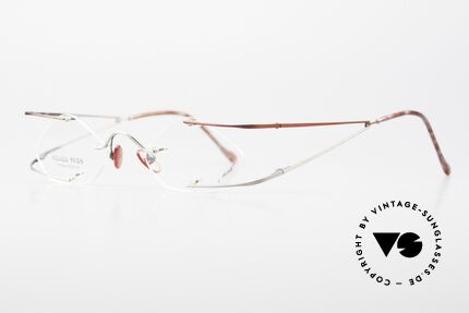 Locco Stars C Crazy Designer RandlosBrille, gemacht für alle Individualisten und Charakter-Köpfe, Passend für Herren und Damen