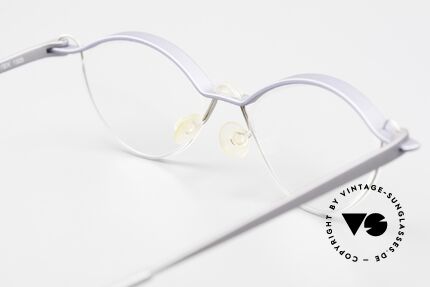 ProDesign No26 Aluminium Gail Spence Brille, KEINE Retrobrille; ein altes Original mit Hartetui, Passend für Herren und Damen