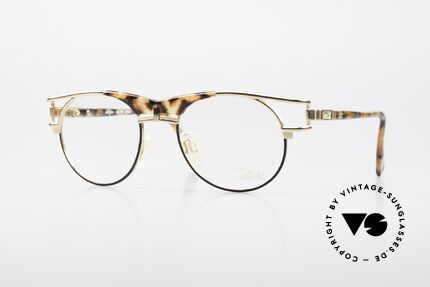 Cazal 244 90er Vintage Brille Panto Stil, alte, elegante CAZAL Designerbrille der 1990er, Passend für Herren und Damen