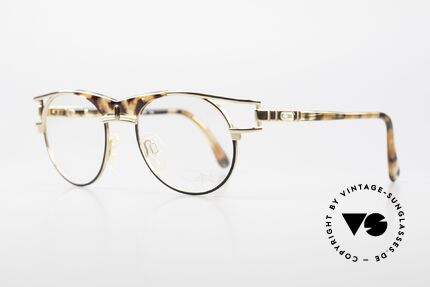 Cazal 244 90er Vintage Brille Panto Stil, typische Farbkombination für die damalige Zeit, Passend für Herren und Damen