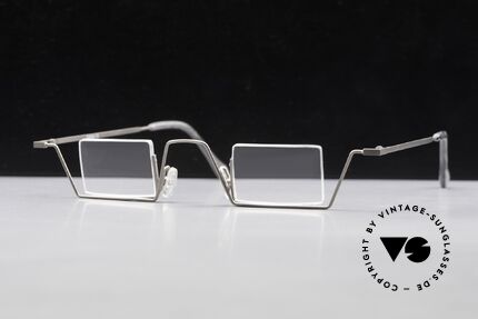 Kähler 13 Eckige 90er Lesebrille Bauhaus, ausschließlich erstklassige Rahmen-Komponenten, Passend für Herren und Damen